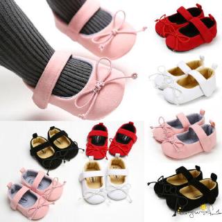 ♛loveyourself1♛-Shoes Baby Prewalker Soft Sole Sneakers 0-18M Crib Bow Girl Newborn Anti-slip