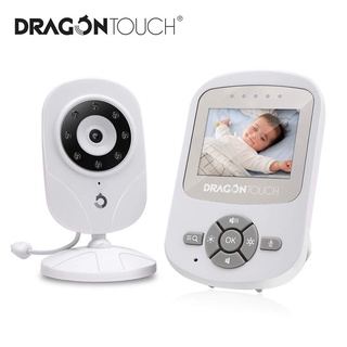 Dragon Touch DT24 Pro Wireless Video Baby Monitor 2.4 inch LCD Screen 2 Talk Temperature Surveillance Security Camera