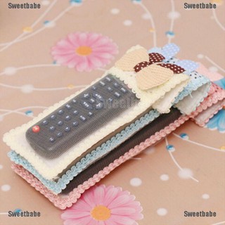 1X Bowknot Lace Remote Control Dustproof Case Cover Bags TV Control Protector（Sweetbabe） (2)