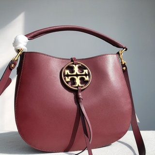 TB MILLER METAL-LOGO CLUTCH new nappa leather shopping bag