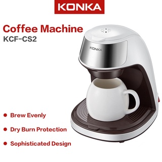 KONKA Coffee Machine Household Coffee Machine Mini Portable Coffee Maker With Free Cerami
