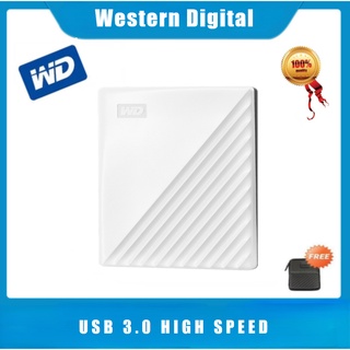 WD My Passport External Hard Drive Disk USB 3.0 1TB/2TB/500GB Portable encrypted mobile hard disk high-speed external storage
