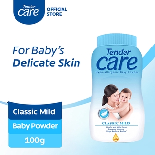 Tender Care Classic Mild Hypo-Allergenic Baby Powder 100g