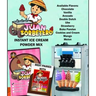 Juan Sorbetero Soft Serve Ice Cream Powder Mix 1kg