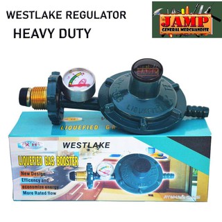 LPG Regulator with Gauge Westlake Gas Booster 1pc Heavy Duty By JAMPB