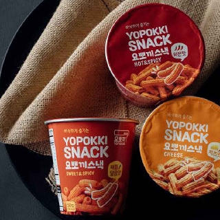 Yopokki Snack Cheese/ Sweet and Spicy/ Hot and Spicy 50g (4)