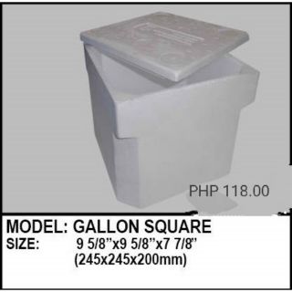 Styro Box-Gallon Square