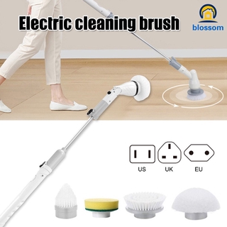 Bathroom Scrubber Cleaning Brush Electric Spin Scrubber Power Brush Floor Scrubber Cordless Shower Scrubber for Tub Tile