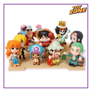 One Piece New World Puzzle Stand Loose Figure Set of 9