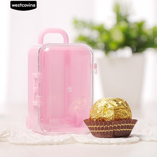 [COD] 10 PCS Mini Rolling Travel Suitcase Shape Candy Box Reception Gift (1)