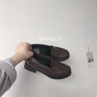 ◈﹍☌Japanese small leather shoes han edition joker ulzzang college female students wind spring 2019 (1)