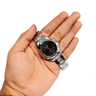Seiko 5 SG012 ENG10 Silver Black Dial Watch for Women (Free Box) &sdP