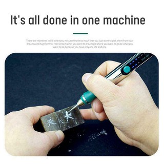1pc New Wireless Electric Mini Drill Grinder Engraving Pen Tool Speed Rotary