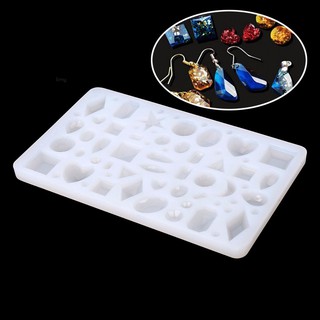 New Silicone Cabochon Mold Making Jewelry Pendant Resin Casting Mould Craft Tool (9)