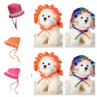 【BEST SELLER】 Summer Pet Dog Hat Cap Outdoor Dog Sun Hat Canvas Small Dog Sunscreen Accessories Dog