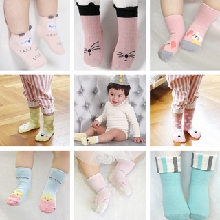 Anti-slip Baby Socks Korea Cartoon Animal Newborn Sock