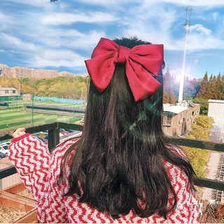 Korea Women Girls Bowknot Hair Clip Hair Band Sweet Ponytail Rubber Band Hairpin Hair Accessories
