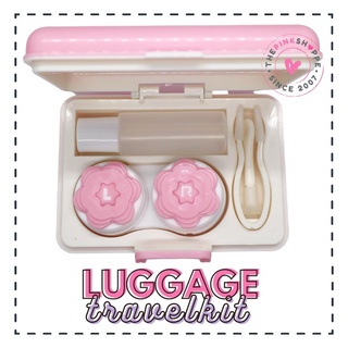 TRAVEL KIT ♡ PINK LUGGAGE CONTACT LENS COMPACT TRAVEL KIT (2)