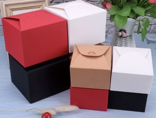 5 pcs Square Boxes in 2 sizes and in 4 colors (8)