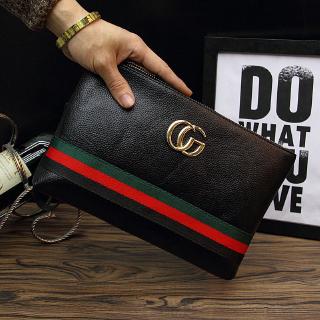 Man Trending Fashion Leather Hand Carry Clutch Bag