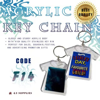 Acrylic Keychain (Tshirt Design) -100pcs-