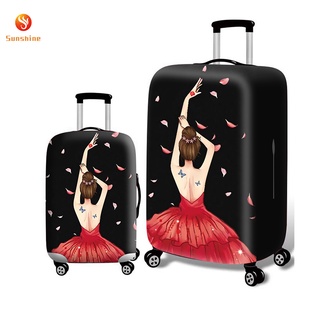 Fashion Luggage Covers Suitcase Protector Elastic Luggage Cover Suitcase Cover Anti Scratch Dustproof Travel Bag Covers (NOT INCLUDE SUITCASE)
