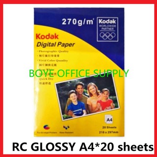 SALE!!!!!! Kodak RC glossy photo paper 270gsm A4 (20sheets)