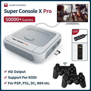 50000+ Games Mini TV Video Game Player Super Console X Pro For PSP/PS1/N64/DC Games Dual System WIFI S905X