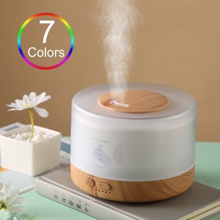 500ML 7 LED Aromatherapy Humidifier with Essential oil Ultrasonic Essential Oil Diffuser