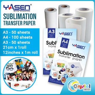 Yasen Sublimation Transfer Paper A3 / A4