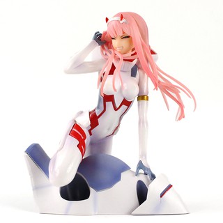 Anime Figure Darling in the FRANXX Figure White Clothes Girls PVC Action Figures Toy Collectible Model (3)