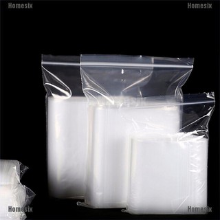 [YHOMX] 100Pcs 0.12mm Thickness Selfseal Bags Resealable Plastic Zip Lock Packaging Bags TYU