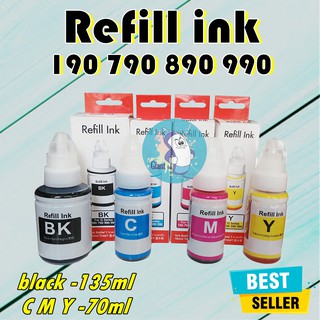 set GI790 GI890 Refill Ink High Quality For Canon Pixma Printer G Printer Ink g1000 g2000 g3000