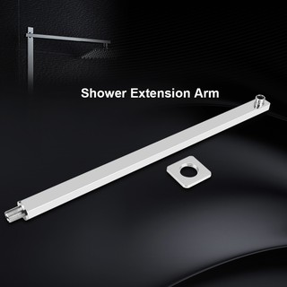 Lilishop 60cm Stainless Steel Shower Arm Wall Mounted Parts Head Extension