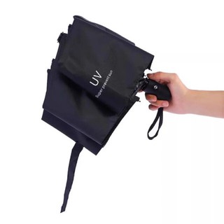 CS.PH 3folds Automatic BLack Coated UV Protection Umbrella #3650