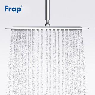 Frap Bathroom Shower Head Square Stainless Steel Ducha Ultra-thin Large Rainfall Shower Head Bath Ra
