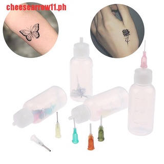 【cheesearrow11】Henna Kit Applicator Paste Tattoo Body Art Nozzle Painting Bott