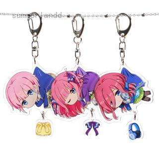 Aristory The Quintessential Quintuplets Nakano Miku Keychain Key Ring Cosplay Gift