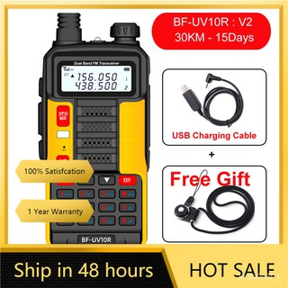 Baofeng UV 10R UV10R Plus Hunting Walkie Talkie Woki Toki Mobile Radio Station USB Charger VHF UHF