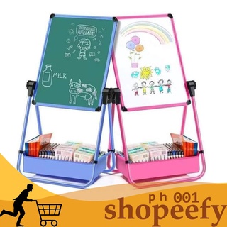 [high quality] Multipurpose Foldable Whiteboard/Blackboard Easel For Kids- Drawing Table BlincKids