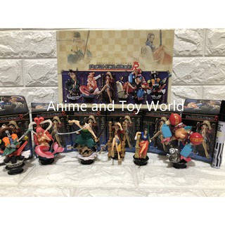 One Piece Luffy,Zoro,Robin,Brook,Franky,Shirahoshi Set of 6 Chess Collection Figure