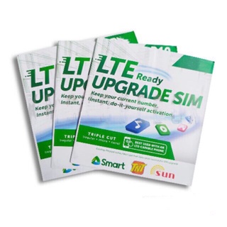2021 NEW LTE Ready Upgrade Sim (SUN Smart TNT) Update your SIM to LTE By Keeping Your Old Number COD