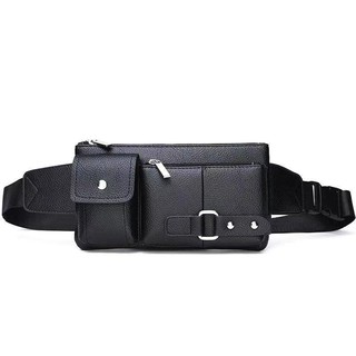 JP SHOP #701 Korean leather waist bag shoulder bag chest bag