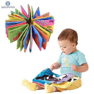 Belaminimi-Kid Baby Intelligence development Cloth Fabric Cognize Book Educational Toy