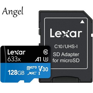 Lexar High-Performance 128GB MicroSDXC Card with SD Adapter 115G (1)
