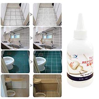 Set of 1 White Tile Grout Crack Sealer Floor Reform Waterproof Mouldproof Gapfilling 280ml