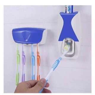 Tooth Paste Dispenser Automatic With Toothbrush Holder