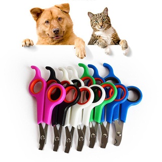 2PCS Pet product Random color small dogs with pet nail scissors Cats use nail clippers Pet Cat Tools Supplies AA