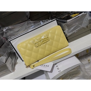 GUESS ELLIANA QUILTED WALLET/WRISTLET with Actual Pics