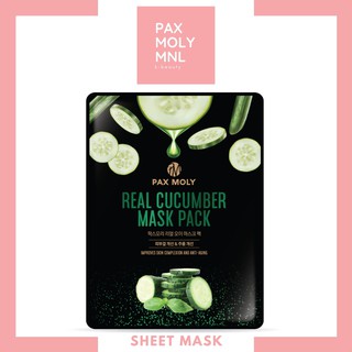 Pax Moly Real Cucumber Mask Pack 25ml [Korean Face Sheet Mask]